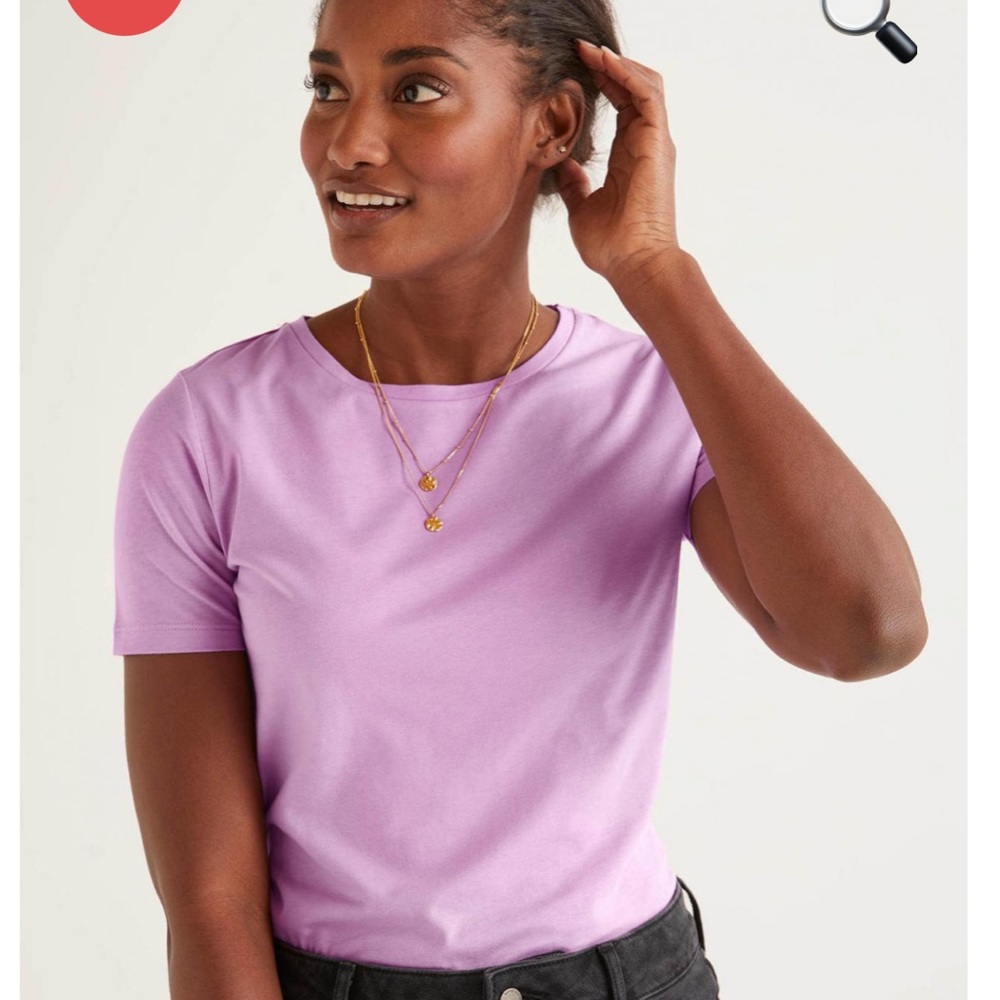 nwt boden purple lavender tee shirt t-shirt pastel spring summer